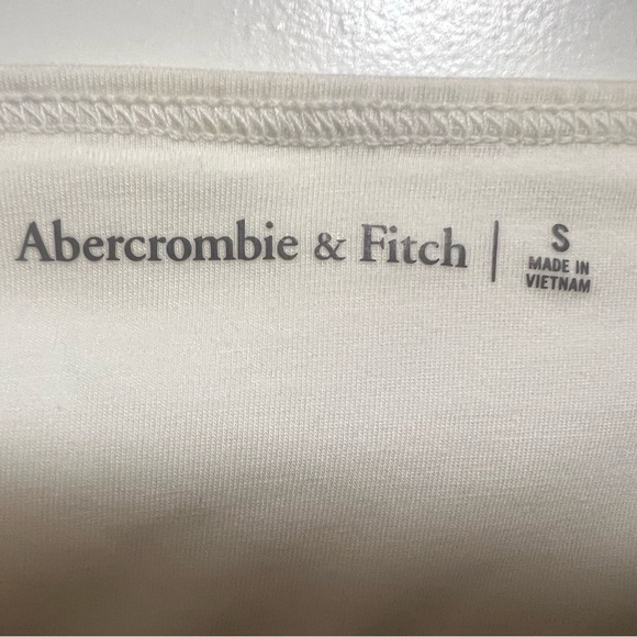 Abercrombie & Fitch White Mesh Plaid Mini Dress - Picture 3 of 6